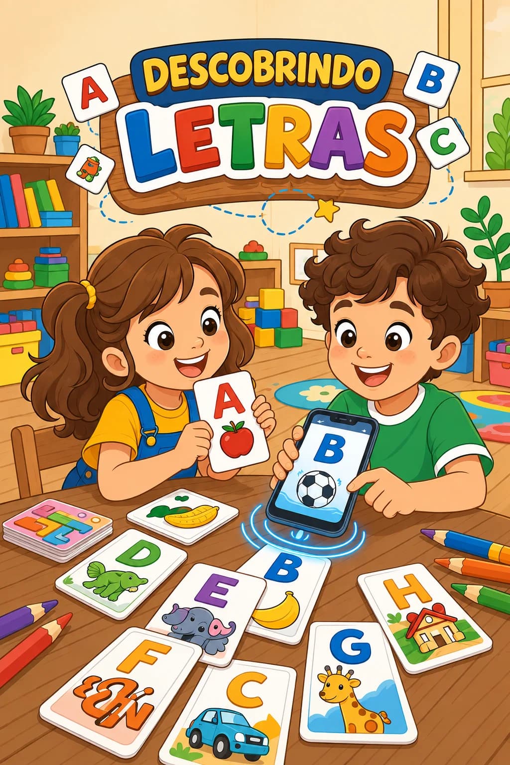 Capa do jogo Descobrindo Letras